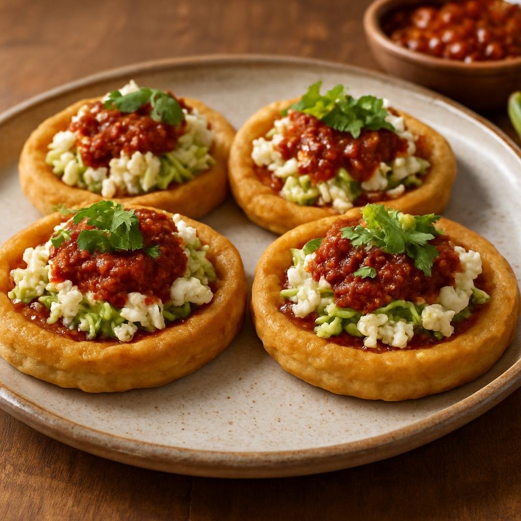 Appetizer: Mexico – Bajio, Guanajuato – Sopes Guanajuatenses recipe