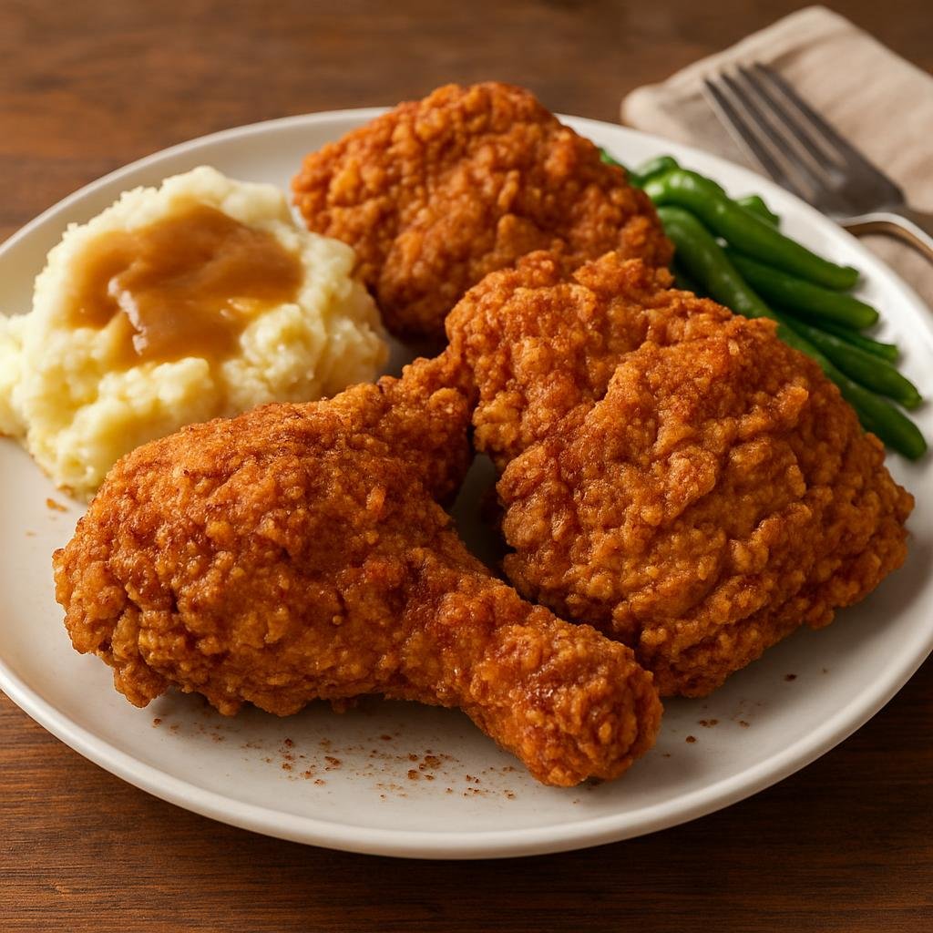 Entree: United States – Missouri, Midwestern United States – Missouri-Style Fried Chicken recipe
