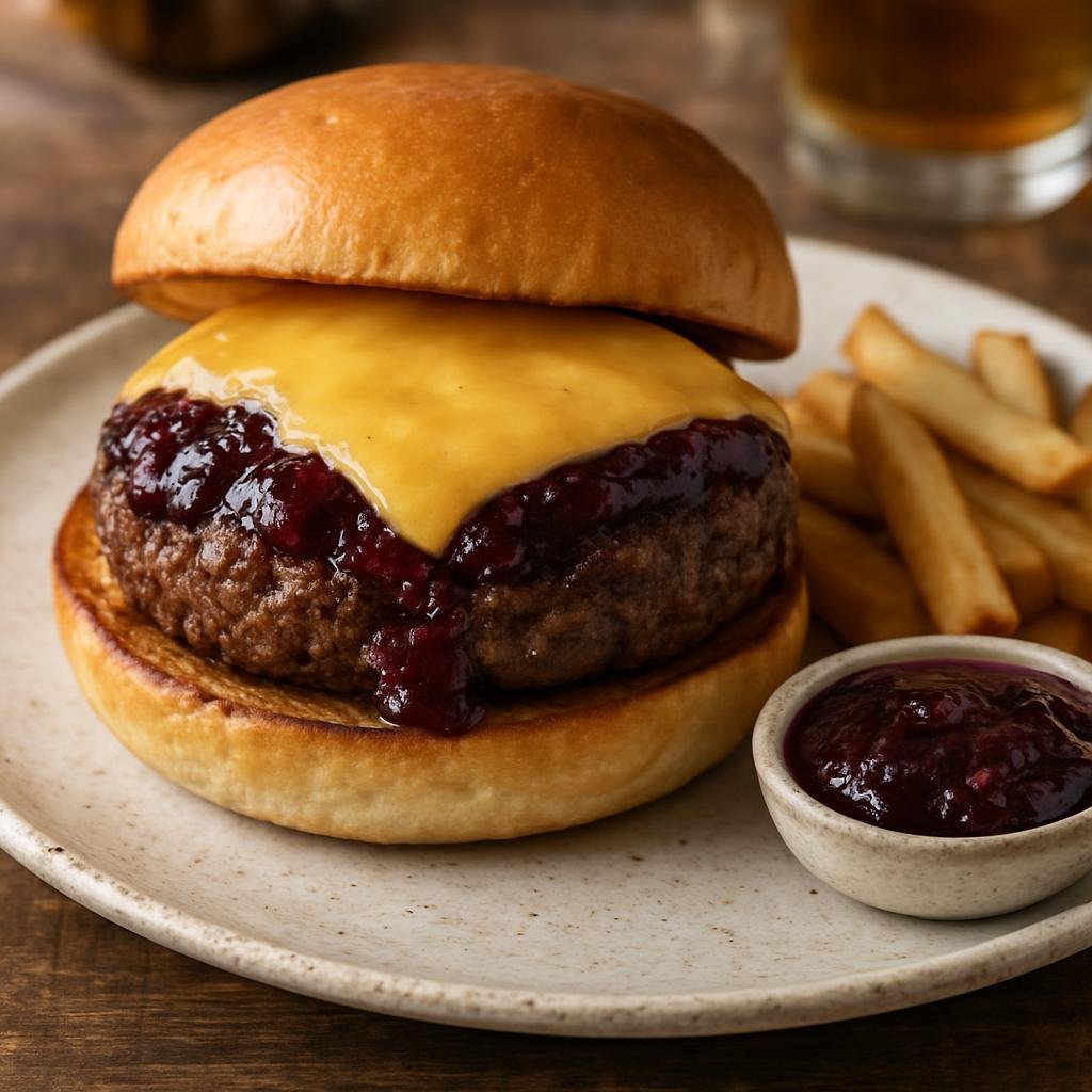 Entree: United States – Wyoming (Rocky Mountain United States) – Wyoming Bison Burger recipe