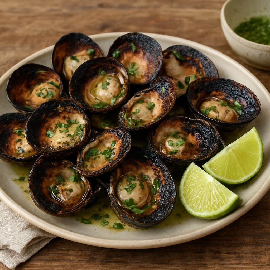 Entree: Mexico – Baja Peninsula, Baja California Sur – Almejas Chocolatas Tatemadas (Roasted Chocolate Clams) recipe