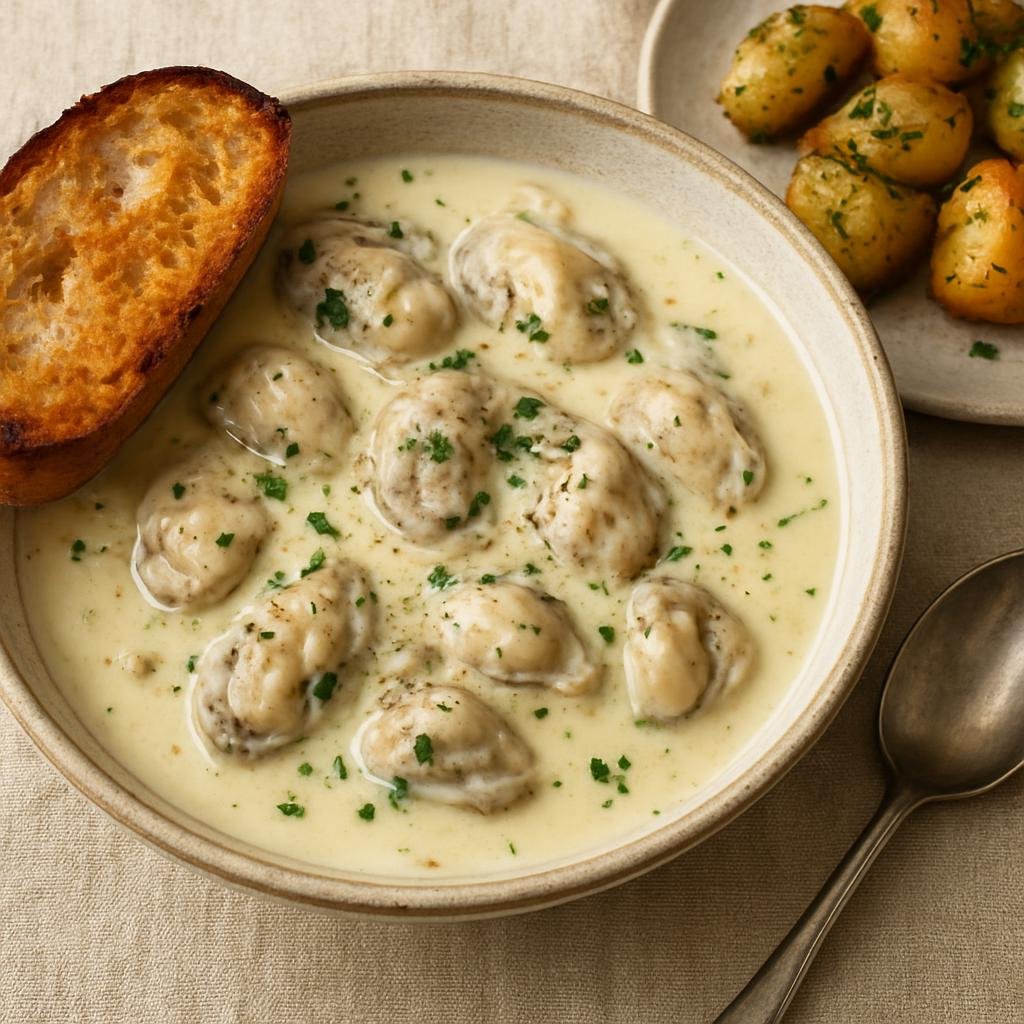 Entree: United States – Maryland (Mid-Atlantic United States) – Oyster Stew recipe