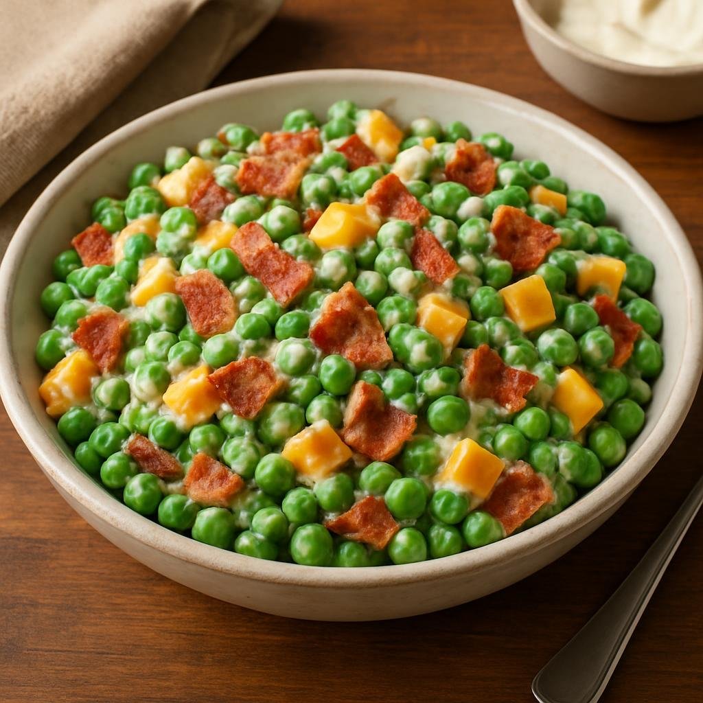 Salad: United States – Illinois, Midwestern United States – Midwestern Pea Salad recipe