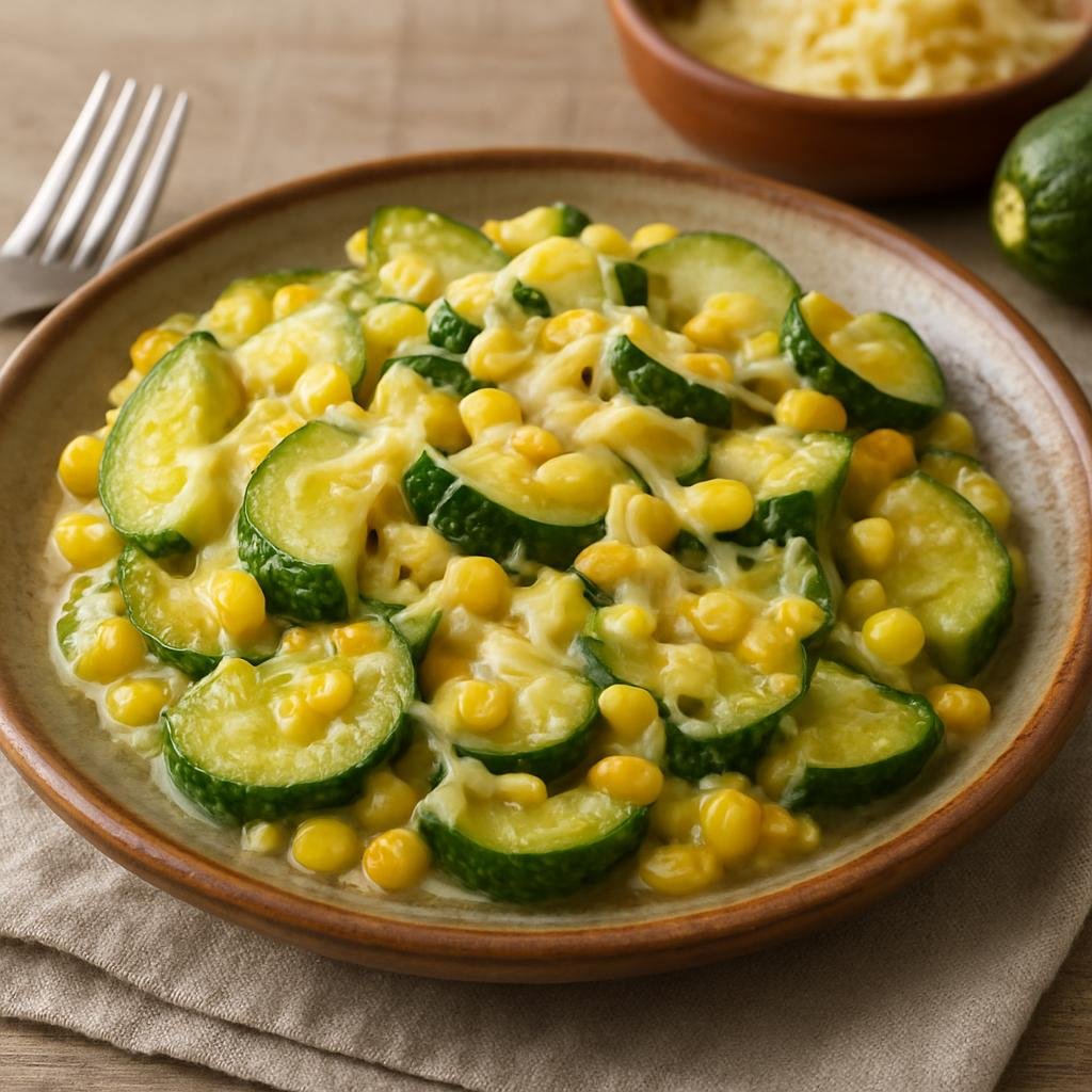 Side Dish: Mexico – Chihuahua, Northern Mexico – Calabacitas con Queso (Zucchini with Cheese) recipe