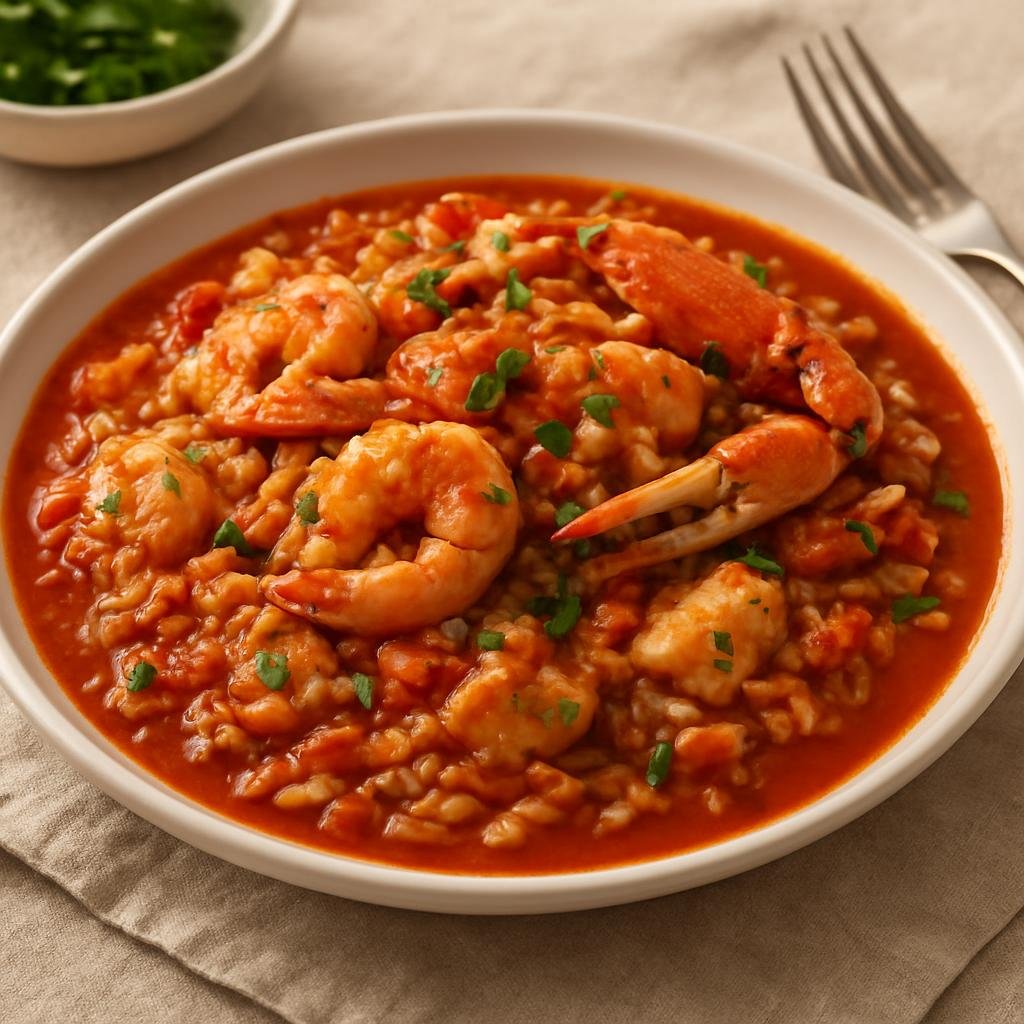 Entree: Mexico – Veracruz, Gulf Coast Mexico – Arroz a la Tumbada (Coastal Seafood Rice) recipe