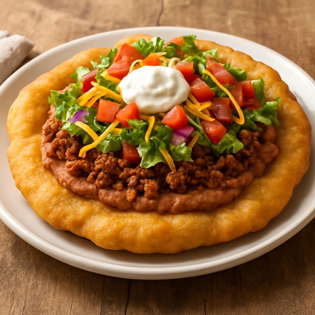 Entree: United States – Oklahoma, Southern Plains United States – Indian Taco recipe