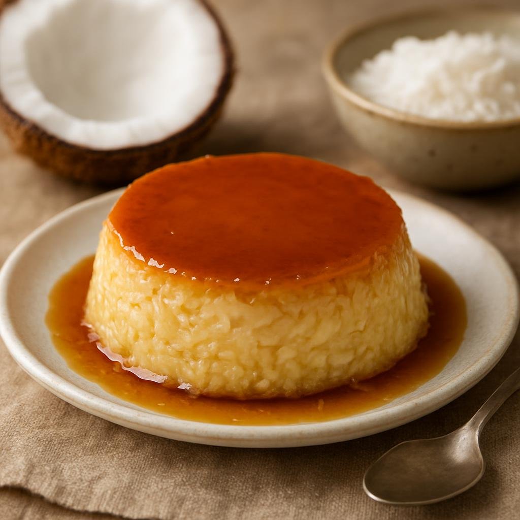 Dessert: Mexico – Campeche, Yucatan Peninsula – Flan de Coco (Coconut Flan) recipe