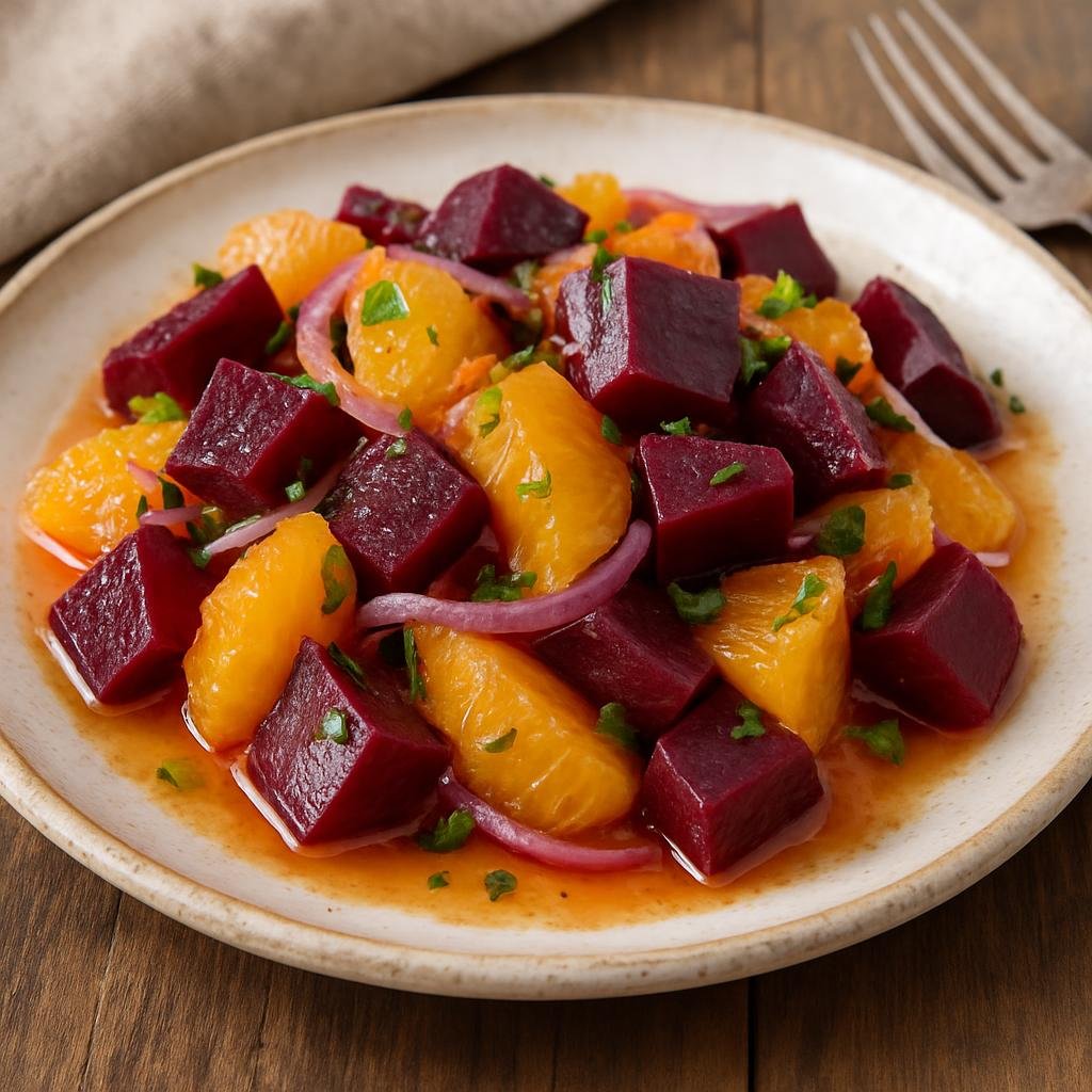 Salad: Mexico – Guanajuato, Bajio Mexico – Ensalada de Betabel y Naranja (Beet and Orange Salad) recipe