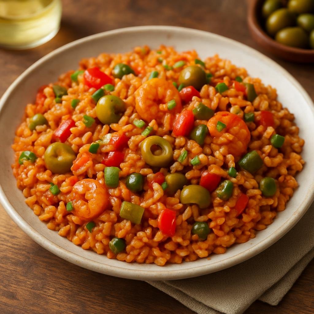 Side Dish: Mexico – Gulf Coast Mexico — Veracruz – Arroz a la Veracruzana (Veracruz-Style Rice) recipe