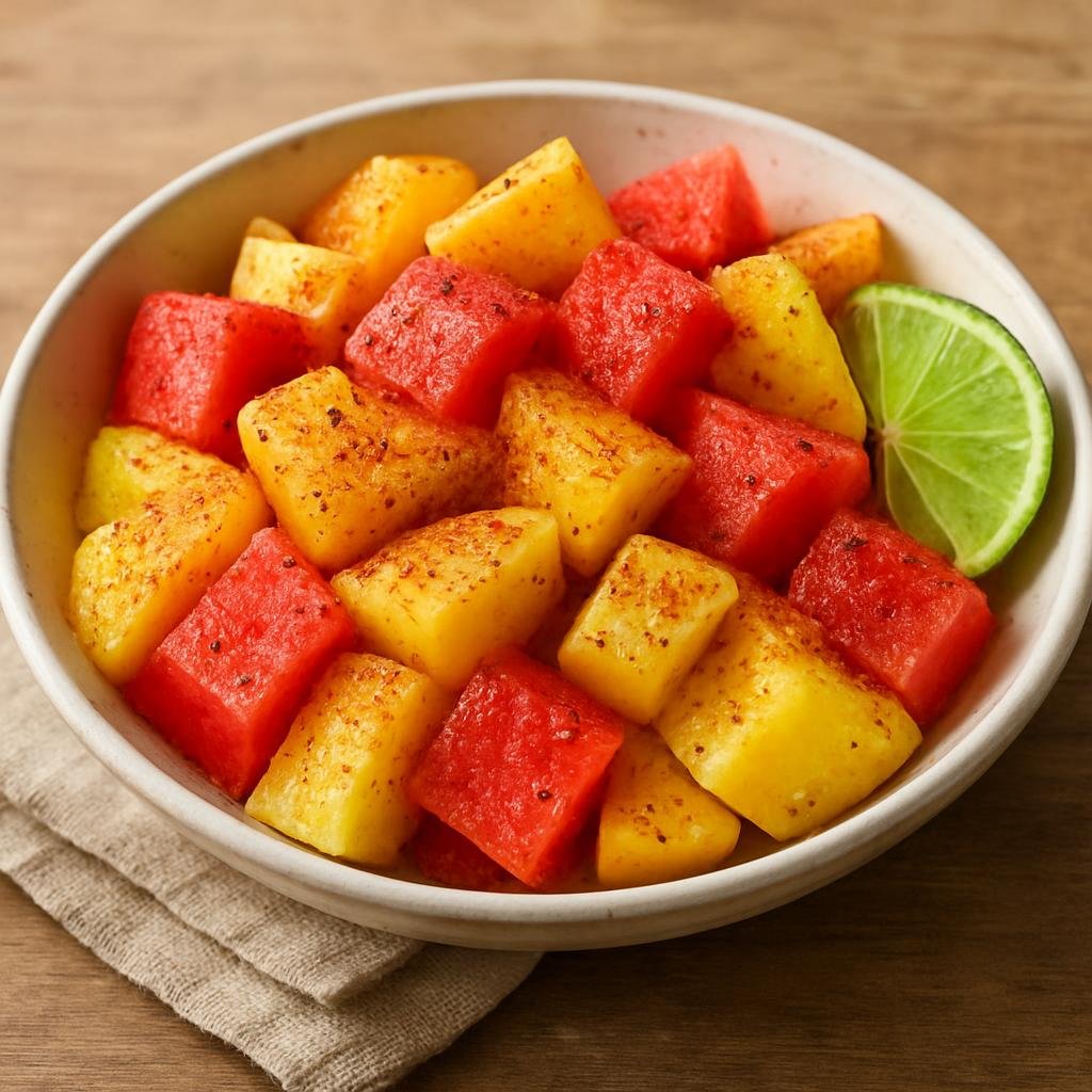 Salad: Mexico – Bajio, Aguascalientes – Ensalada de Frutas con Chile recipe
