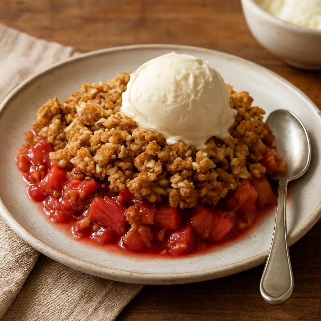 Dessert: Canada – Canadian Prairies (Alberta) – Rhubarb Crisp recipe