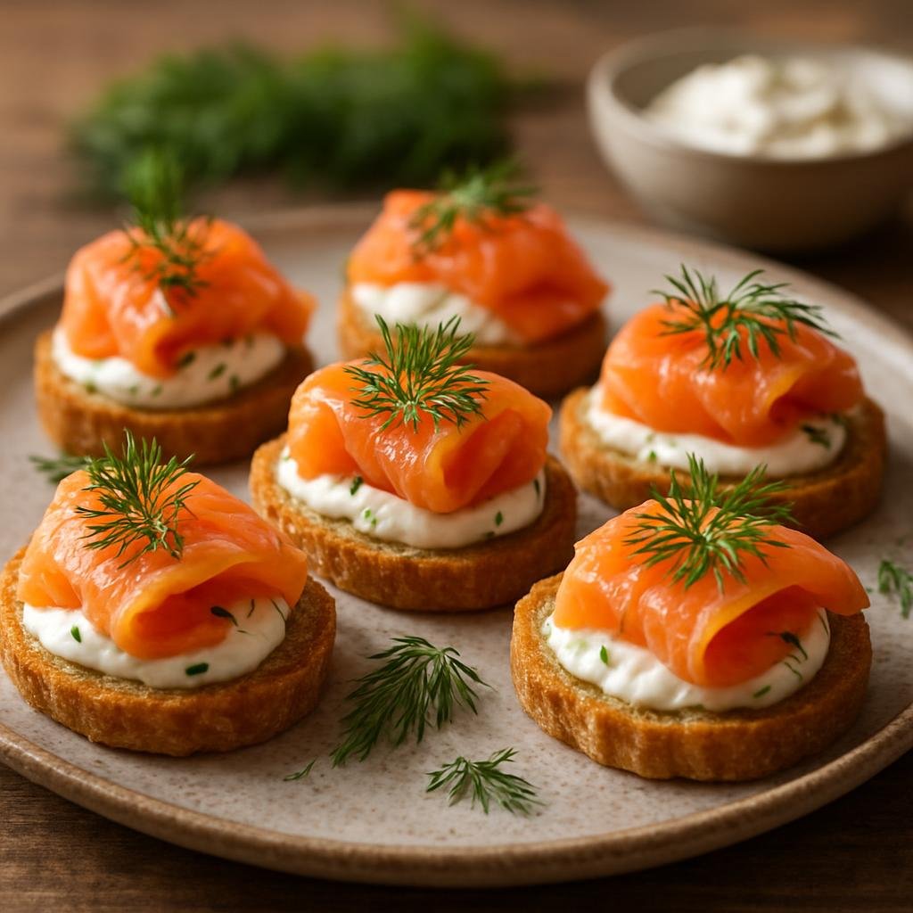 Appetizer: Canada – British Columbia – BC Smoked Salmon Canapés recipe