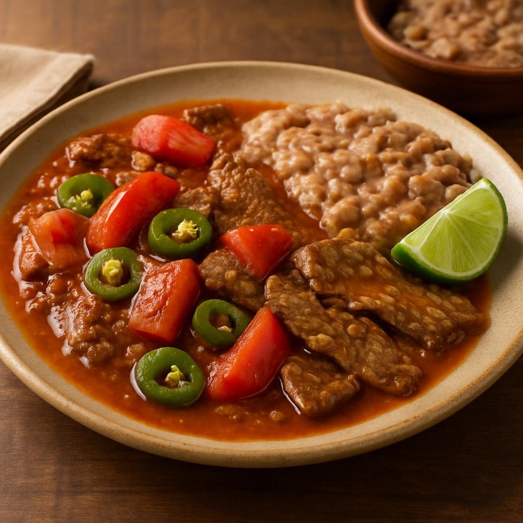 Entree: Mexico – Northern Mexico (Chihuahua) – Bistec Ranchero (Ranch-style Steak) recipe