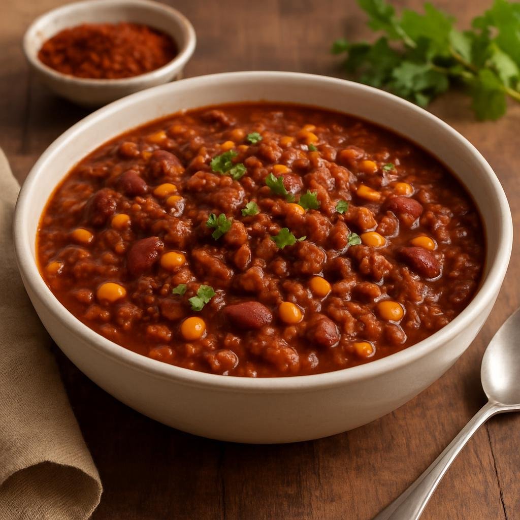 Entree: United States – Wyoming (Rocky Mountain United States) – Buffalo Chili recipe