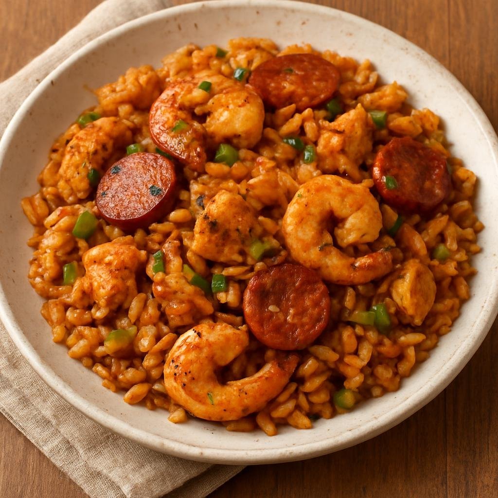 Entree: United States – Cajun and Creole Louisiana – Cajun Jambalaya recipe