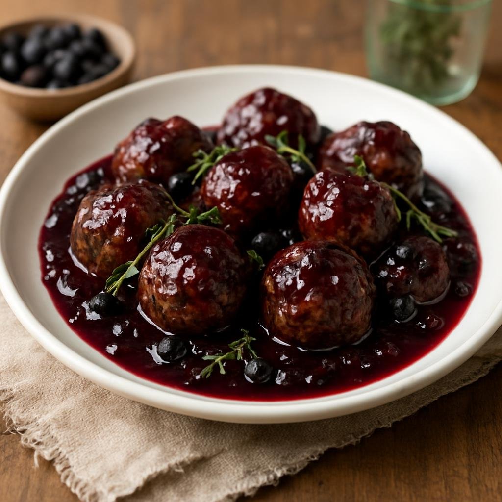 Appetizer: Canada – Canadian Prairies (Manitoba) – Manitoba Bison Meatballs recipe