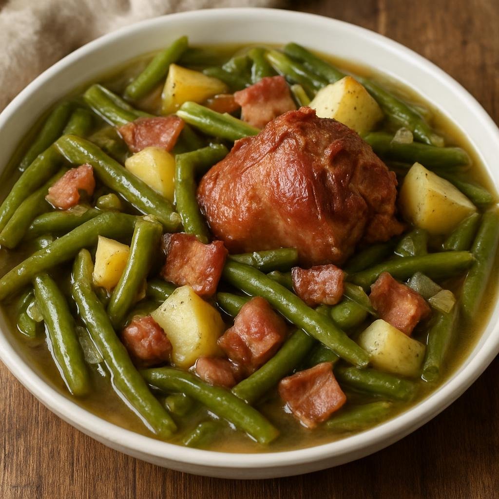 Side Dish: United States – Missouri, Midwestern United States – Ozark Green Beans recipe