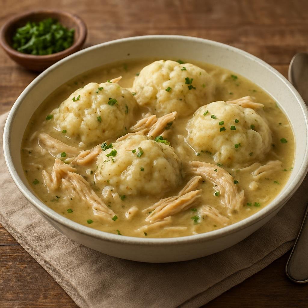 Entree: United States – Georgia (Southern United States) – Chicken and Dumplings recipe
