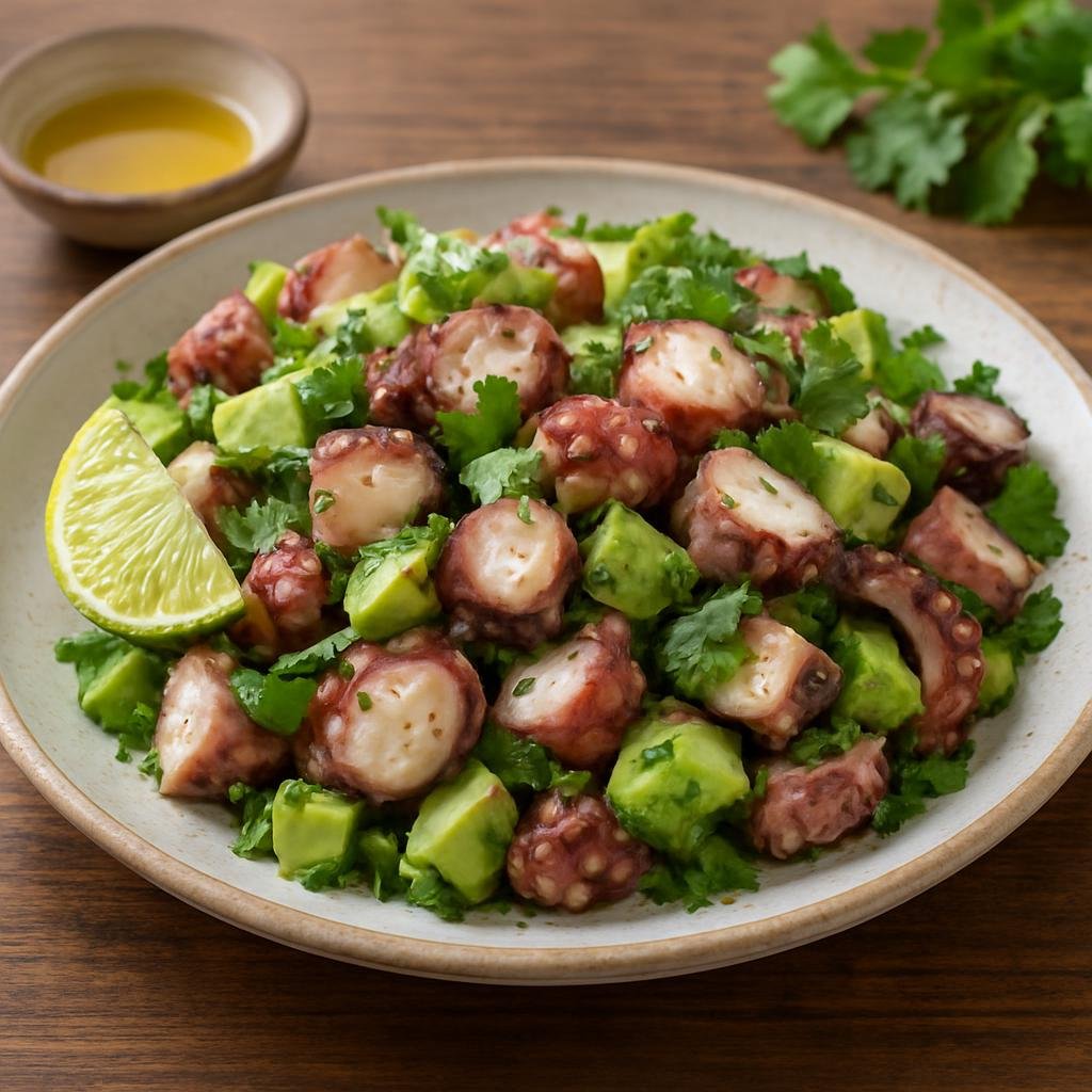 Salad: Mexico – Baja Peninsula, Baja California Sur – Ensalada de Pulpo recipe