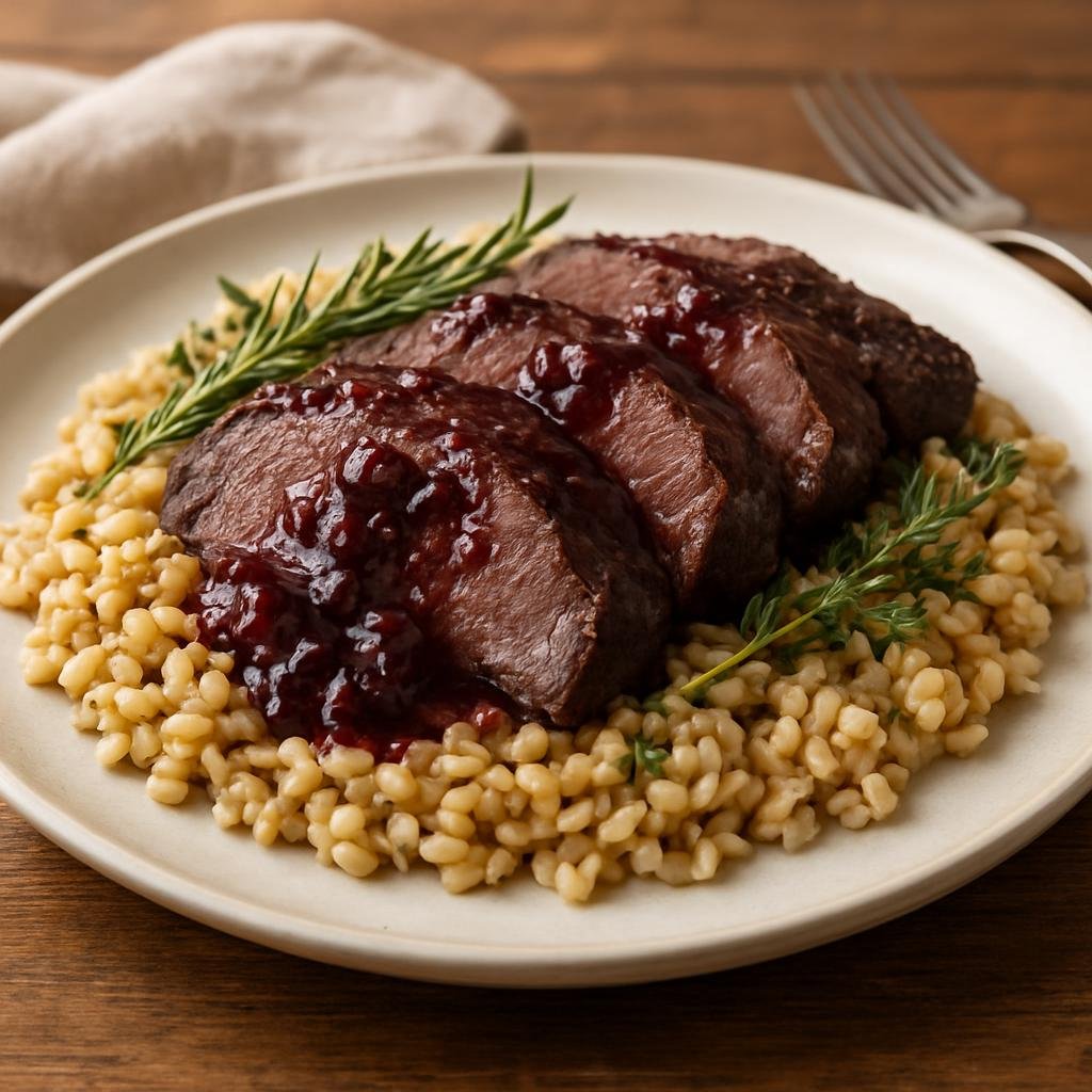 Entree: Canada – Canadian Prairies (Saskatchewan) – Saskatchewan Venison Roast recipe