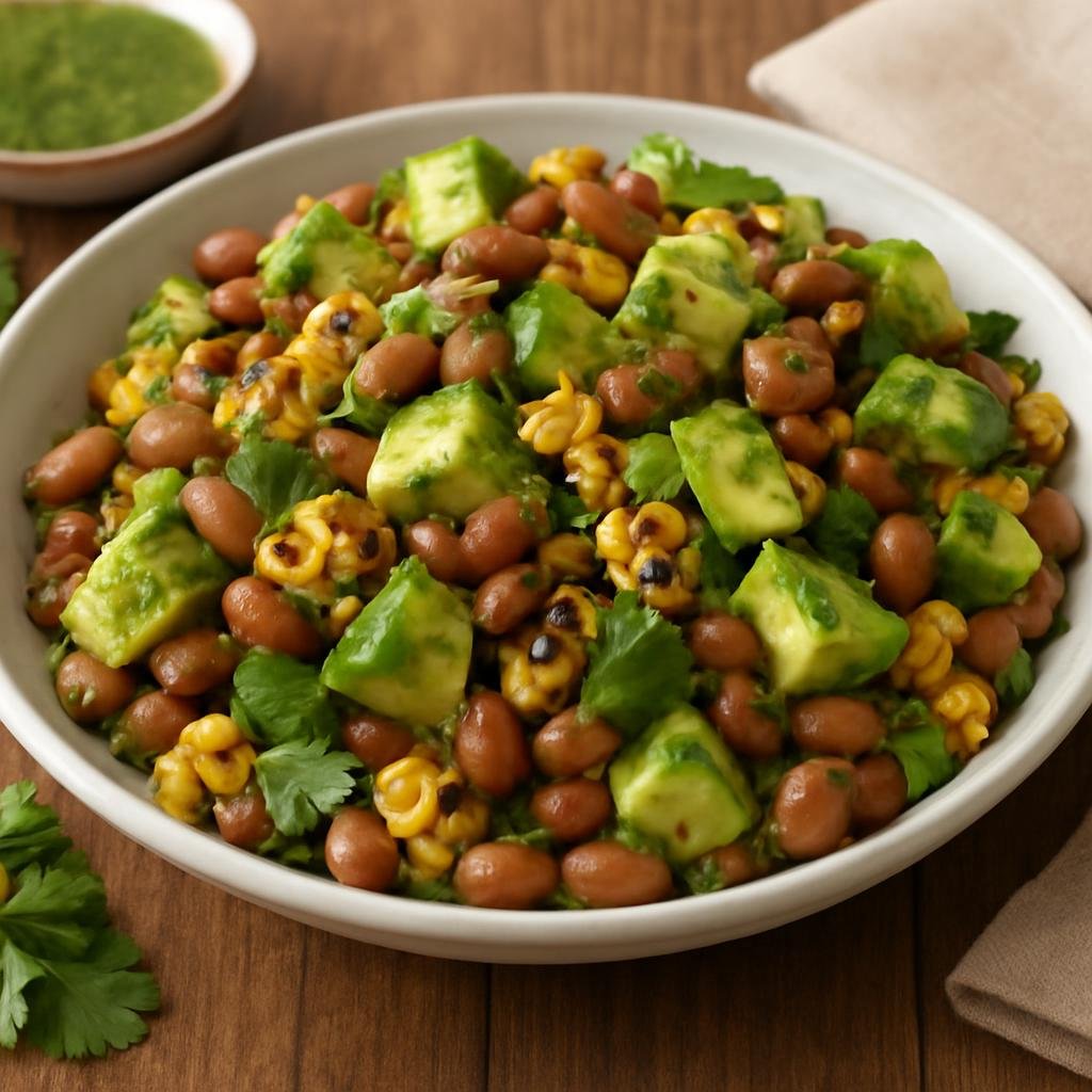 Salad: Mexico – Tlaxcala (Central Mexico) – Ensalada de Frijoles recipe