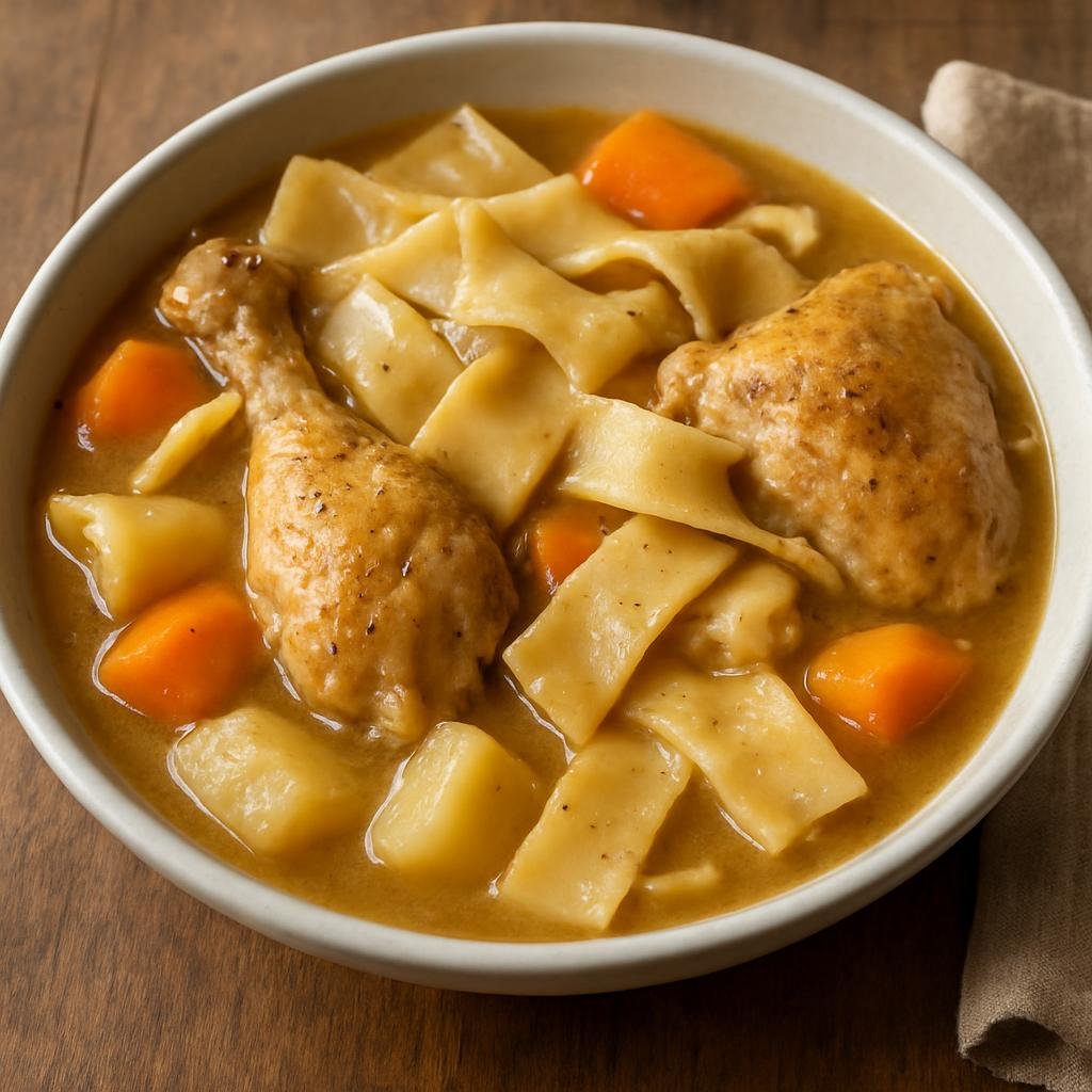 Entree: United States – North Carolina (Southern United States) – Chicken and Pastry recipe