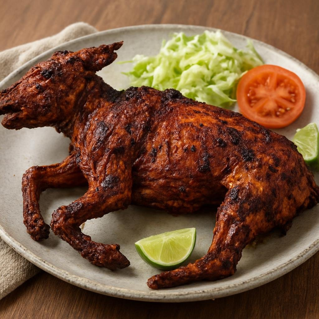 Entree: Mexico – Nuevo Leon, Northern Mexico – Cabrito al Pastor (Spit-Roasted Young Goat) recipe