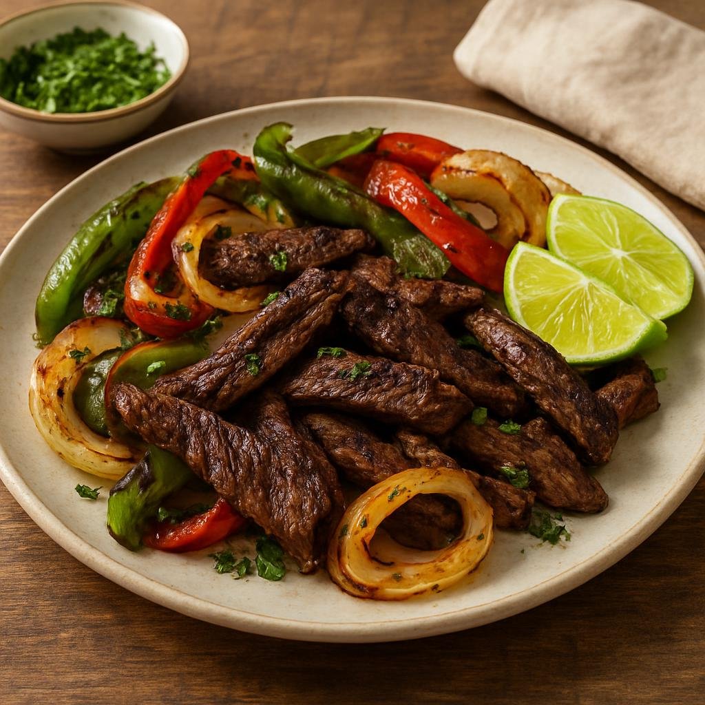 Entree: Mexico – Nuevo Leon, Northern Mexico – Fajitas de Res recipe