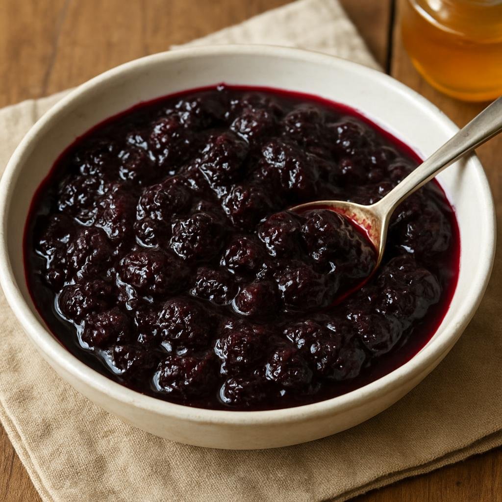 Side Dish: United States – Oregon / Pacific Northwest – Oregon Marionberry Compote recipe