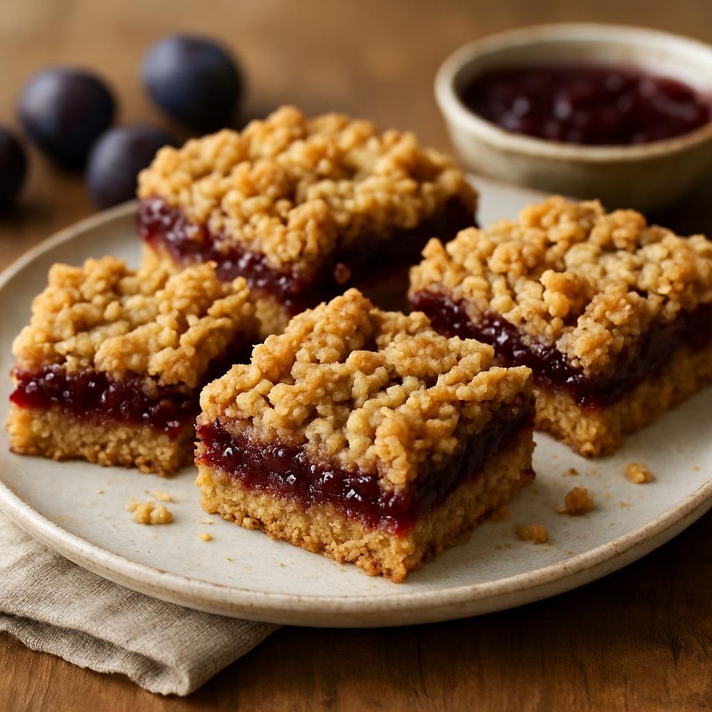 Dessert: United States – Delaware – Delaware Beach Plum Jam Bars recipe