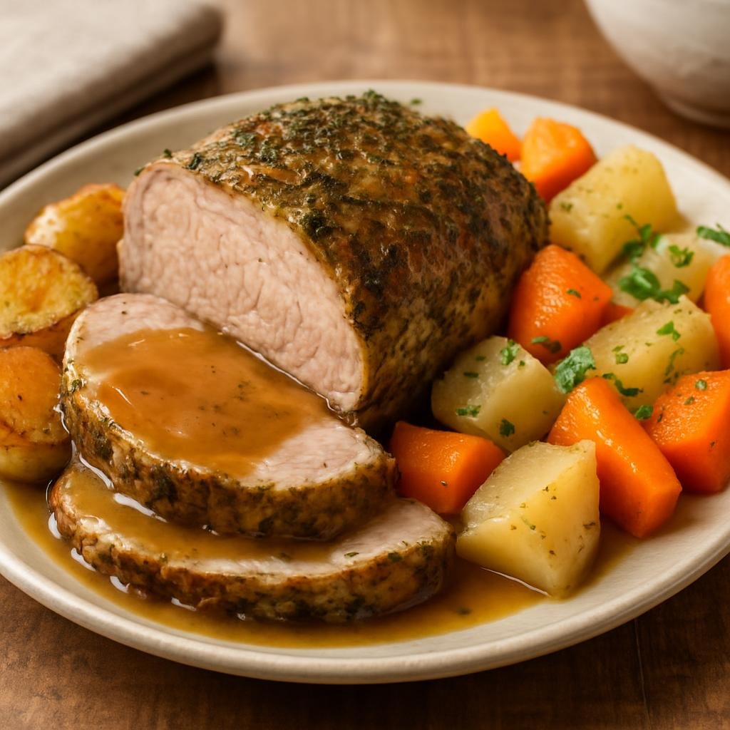 Entree: Canada – Canadian Prairies (Manitoba) – Manitoba Pork Roast recipe