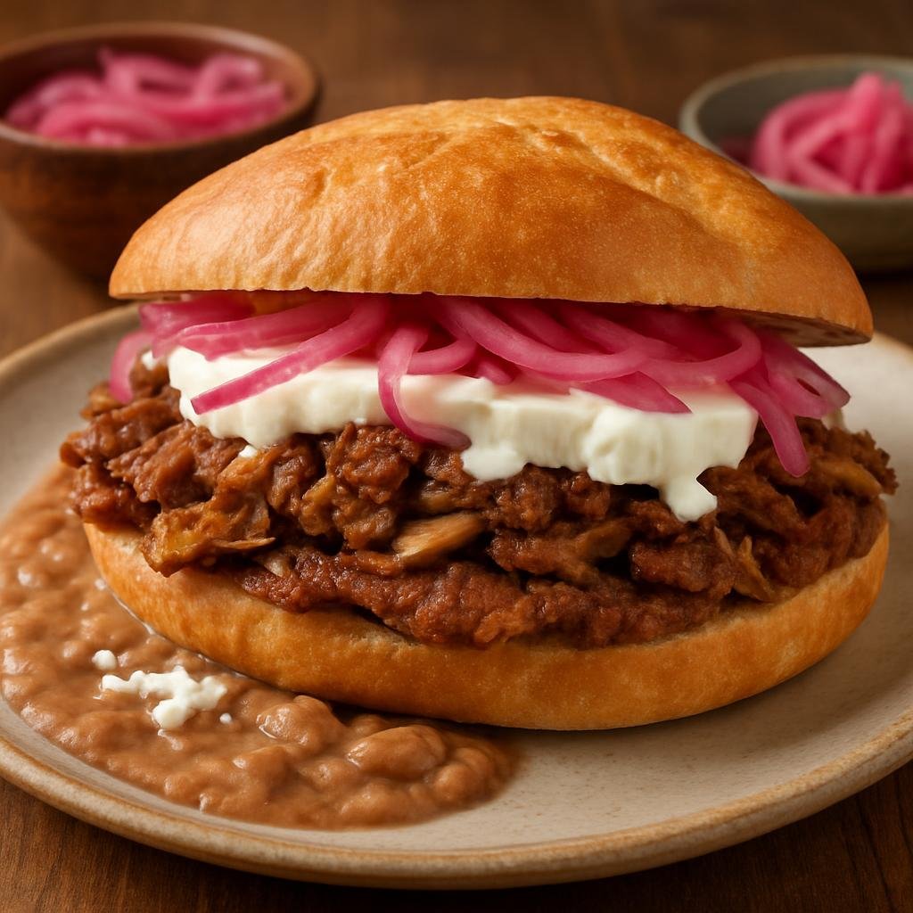 Entree: Mexico – Bajio Mexico (Guanajuato) – Tortas de Santa Fe recipe
