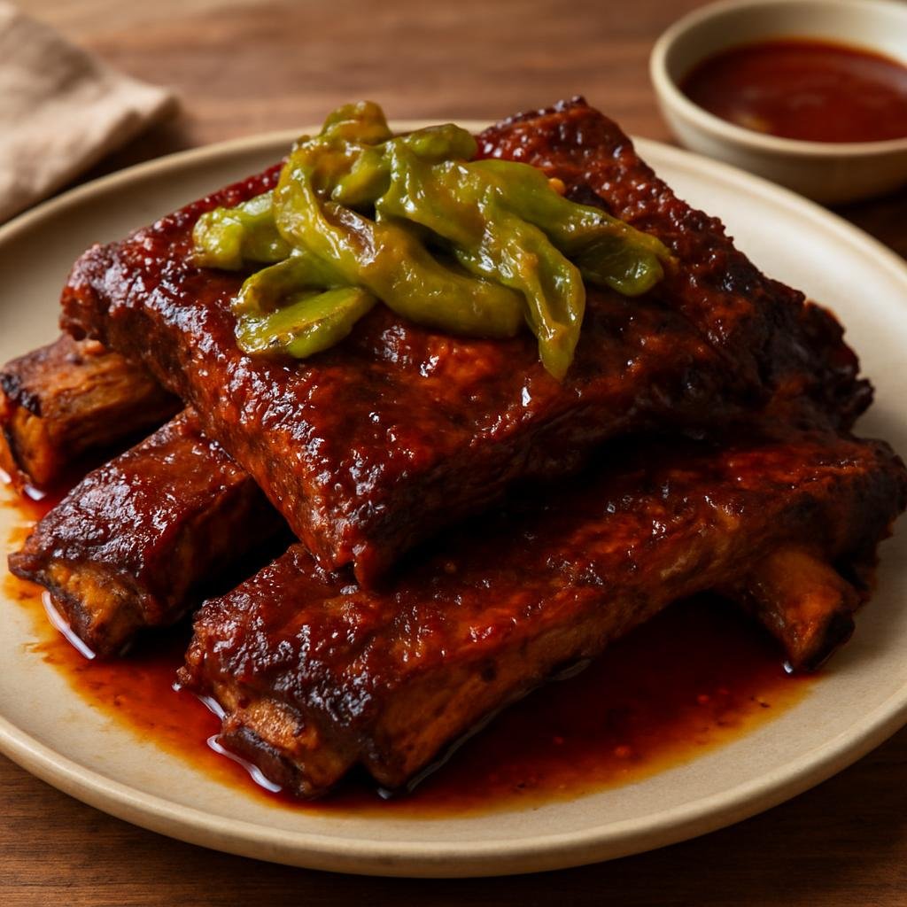Entree: United States – Rocky Mountain United States (Colorado) – Colorado Buffalo Ribs recipe