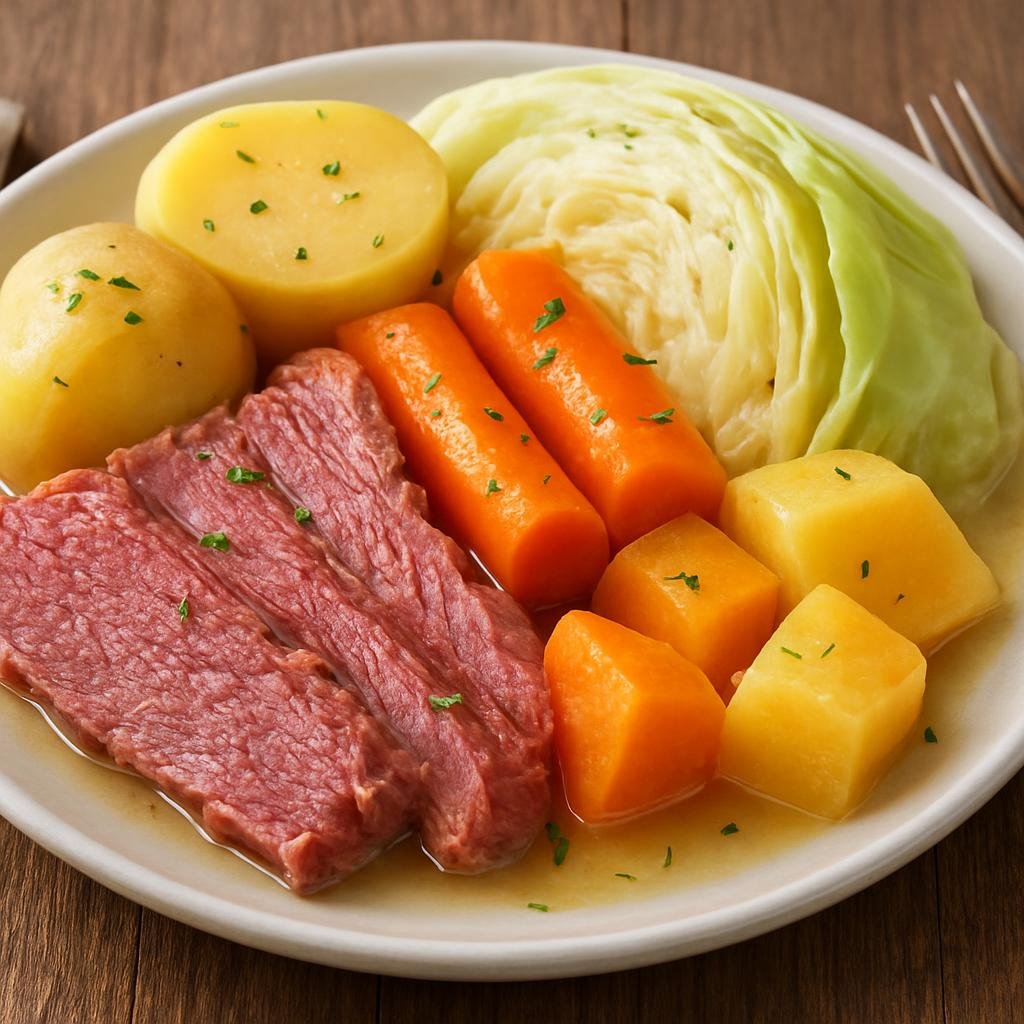 Entree: United States – New England (Massachusetts) – Boiled Dinner recipe