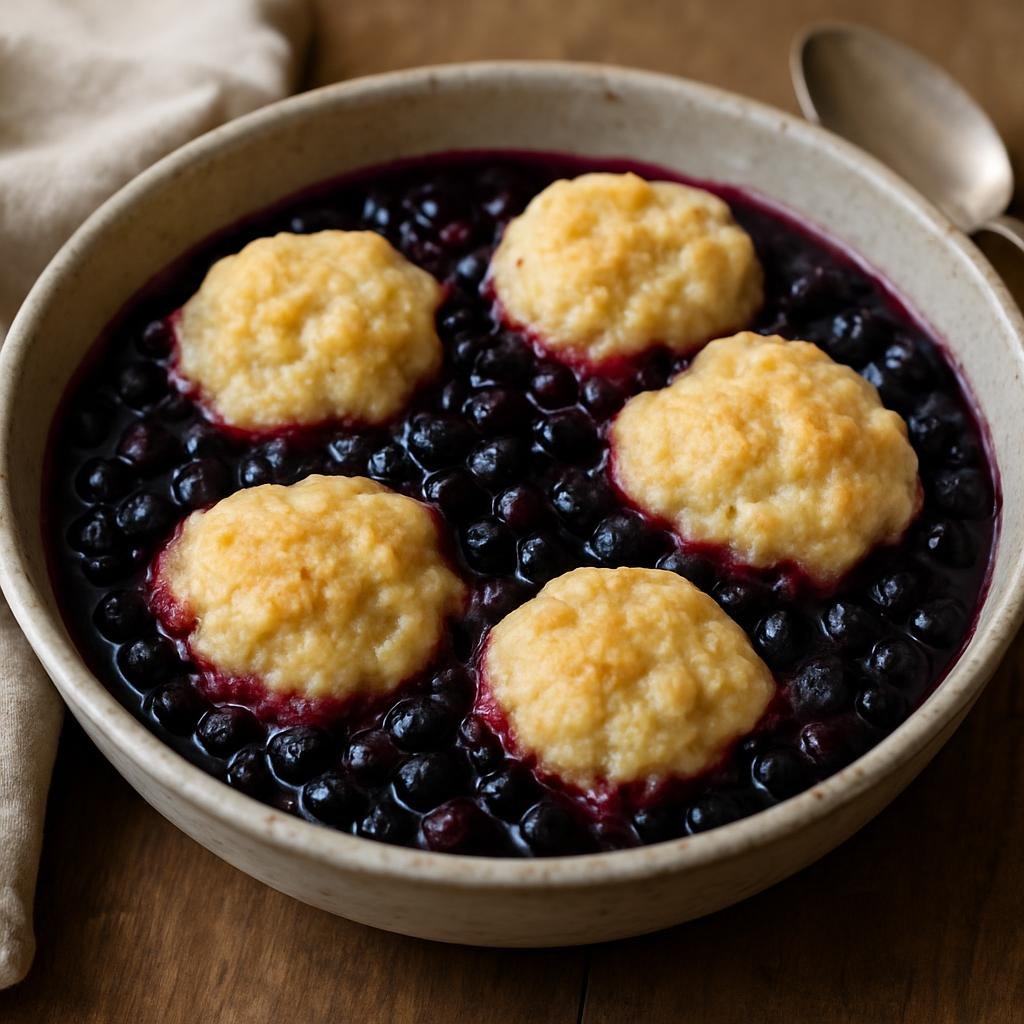 Dessert: Canada – Nova Scotia, Atlantic Canada – Nova Scotia Blueberry Grunt recipe