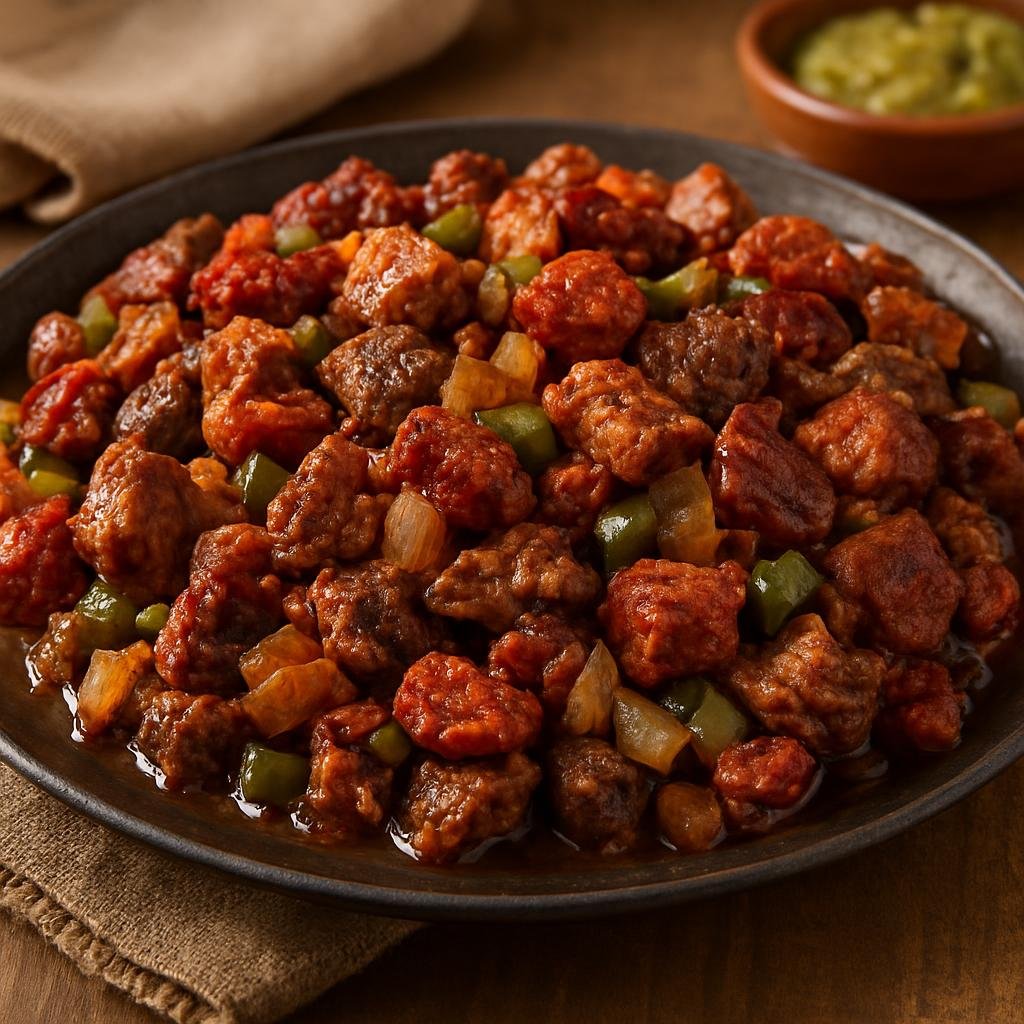 Entree: Mexico – Nuevo Leon (Northern Mexico) – Discada (Plow-disk Mixed Grill) recipe