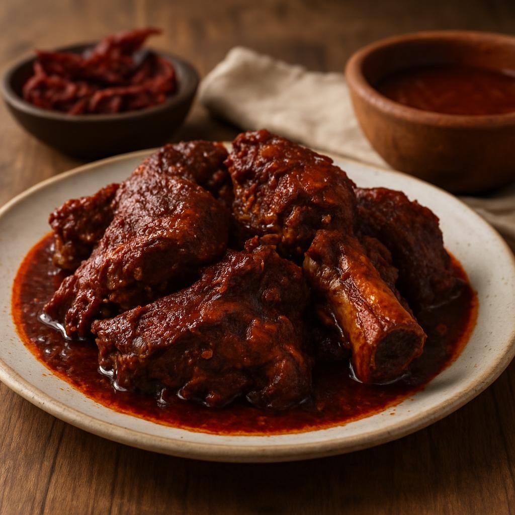 Entree: Mexico – Hidalgo / Central Mexico – Barbacoa de Borrego (Lamb Barbacoa) recipe