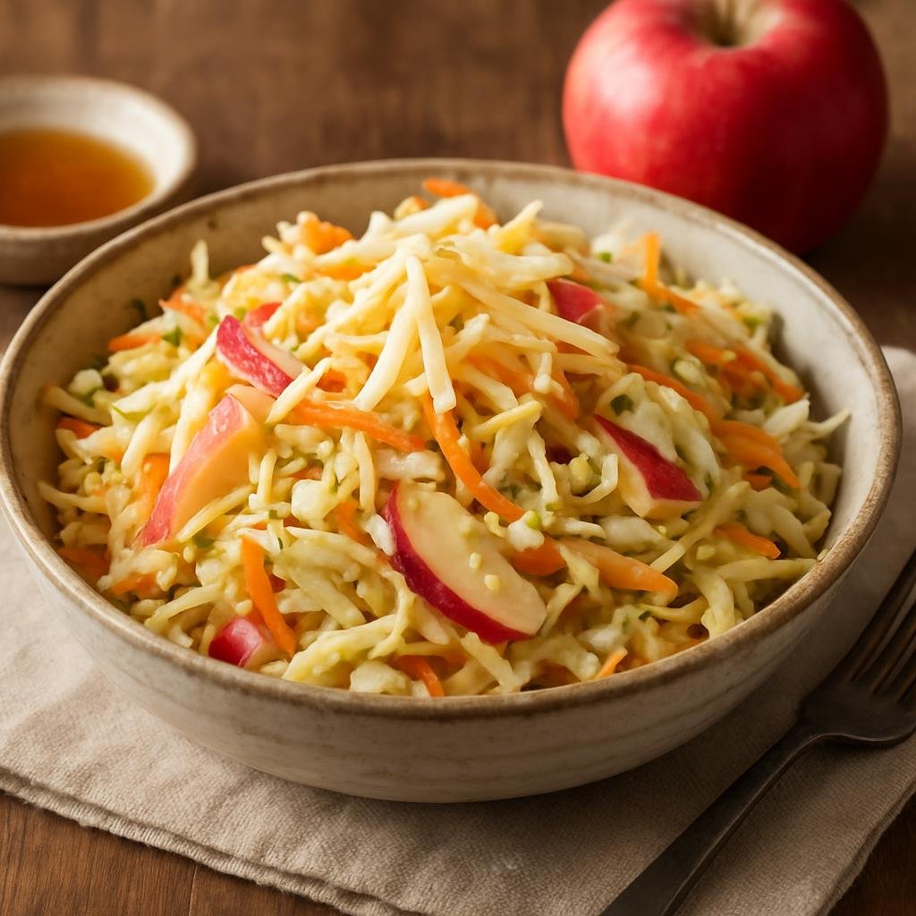 Salad: United States – Vermont / New England – Vermont Maple Apple Slaw recipe