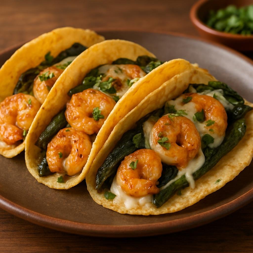 Entree: Mexico – Baja California (Northern Mexico) – Tacos Gobernador (Governor's Tacos) recipe