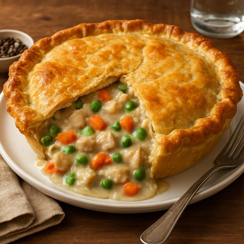 Entree: United States – New England (Massachusetts) – Chicken Pot Pie recipe
