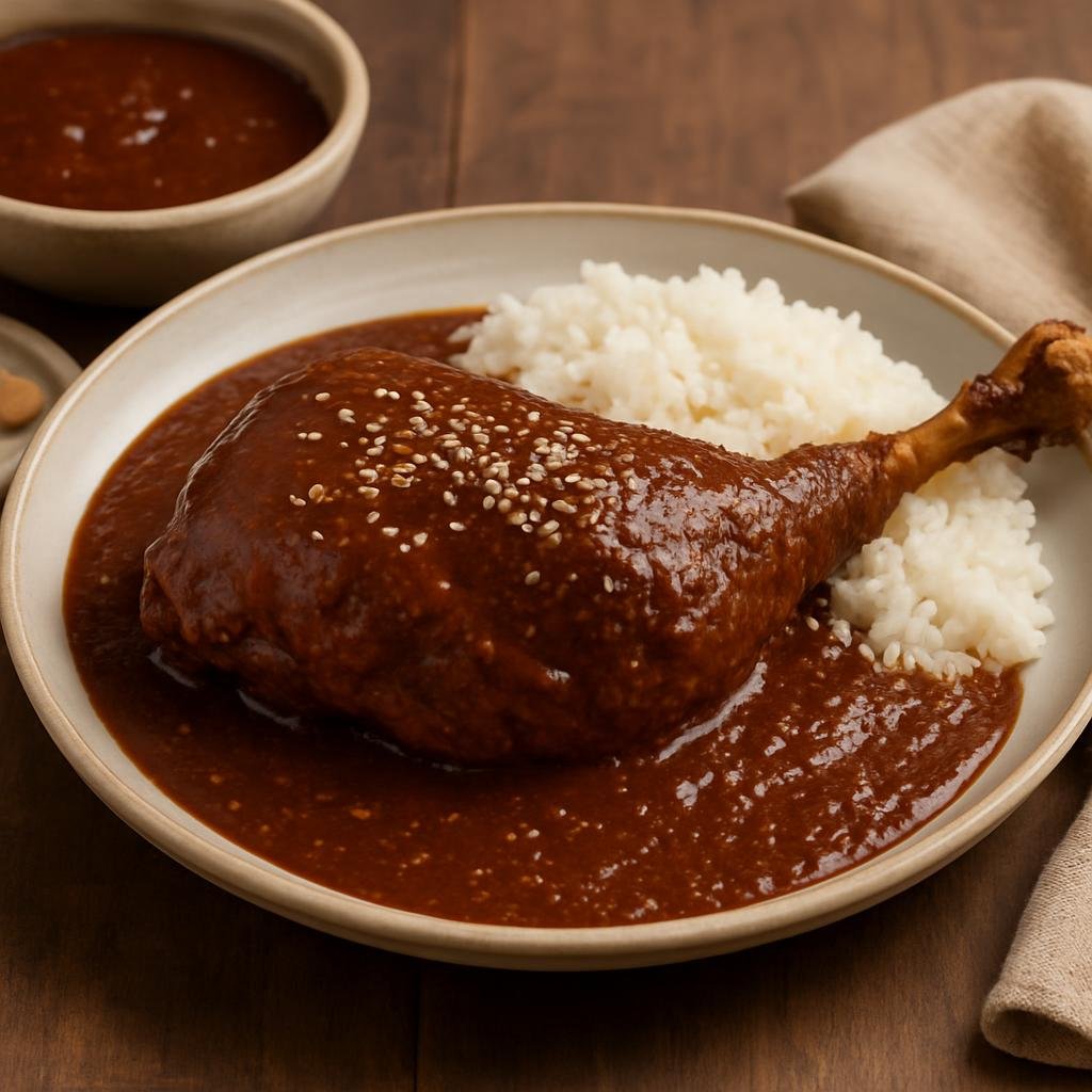 Entree: Mexico – Guerrero (Pacific Coast Mexico) – Mole Rojo de Guajolote (Red Turkey Mole) recipe