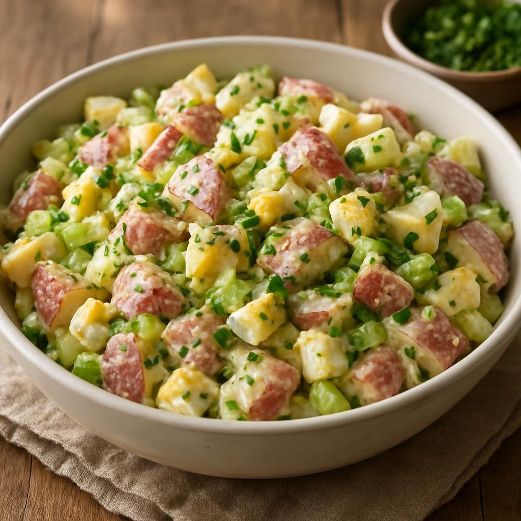 Salad: United States – New England (New Hampshire) – New England Potato Salad recipe