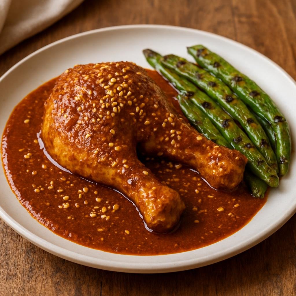 Entree: Mexico – Northern Mexico (Coahuila) – Pollo en Mole Coahuilense recipe