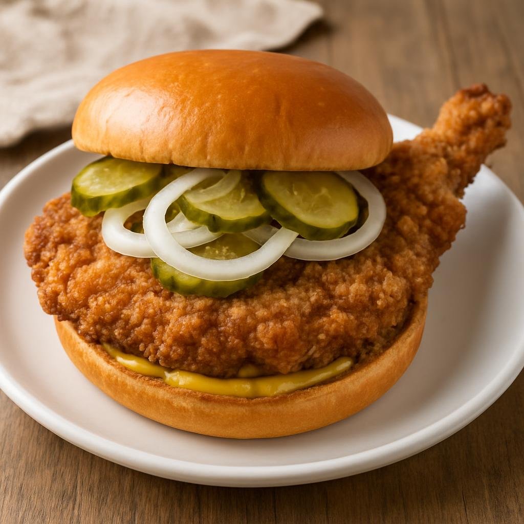 Entree: United States – Montana – Montana Pork Chop Sandwich recipe