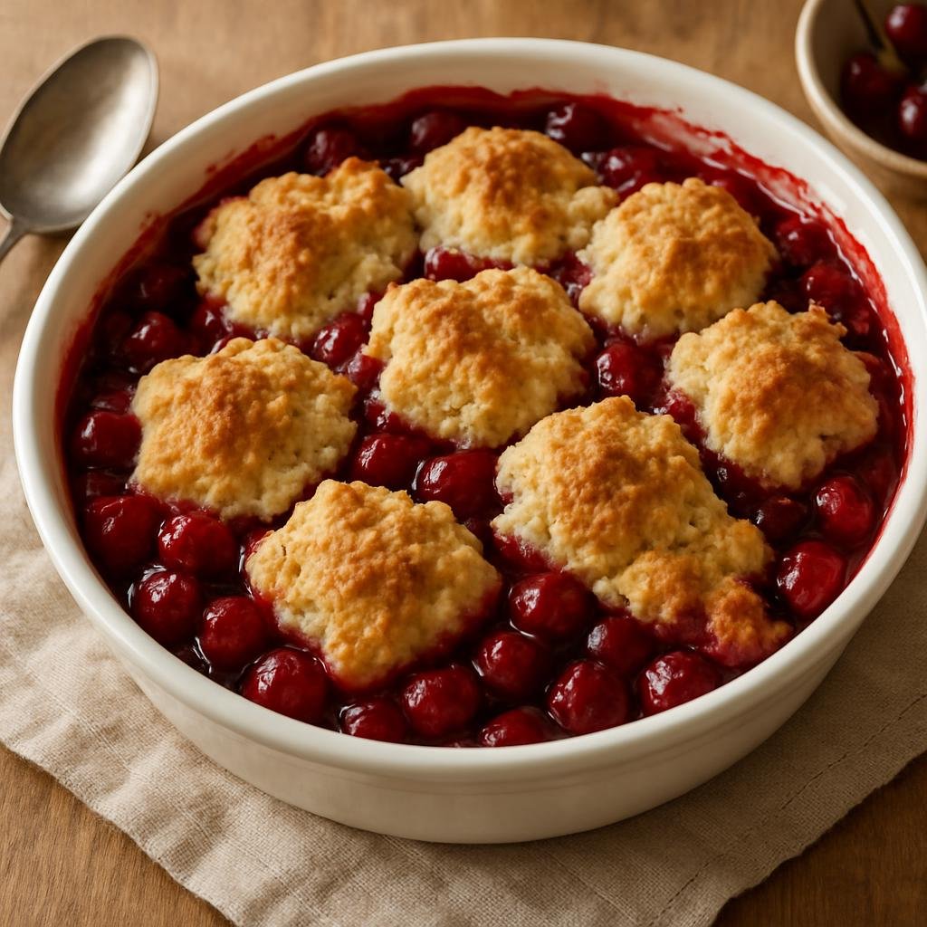 Dessert: United States – Utah – Utah Cherry Cobbler recipe