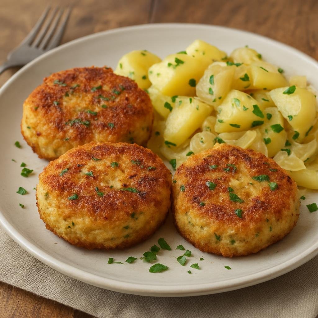 Side Dish: Canada – New Brunswick, Atlantic Canada – Acadian Salt Cod Cakes recipe