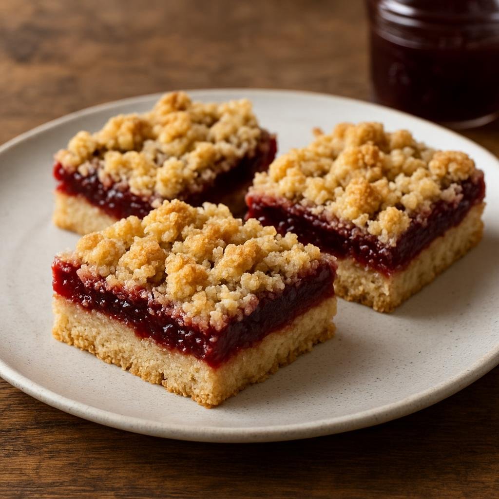 Dessert: United States – Wyoming — Rocky Mountain United States – Chokecherry Jelly Bars recipe