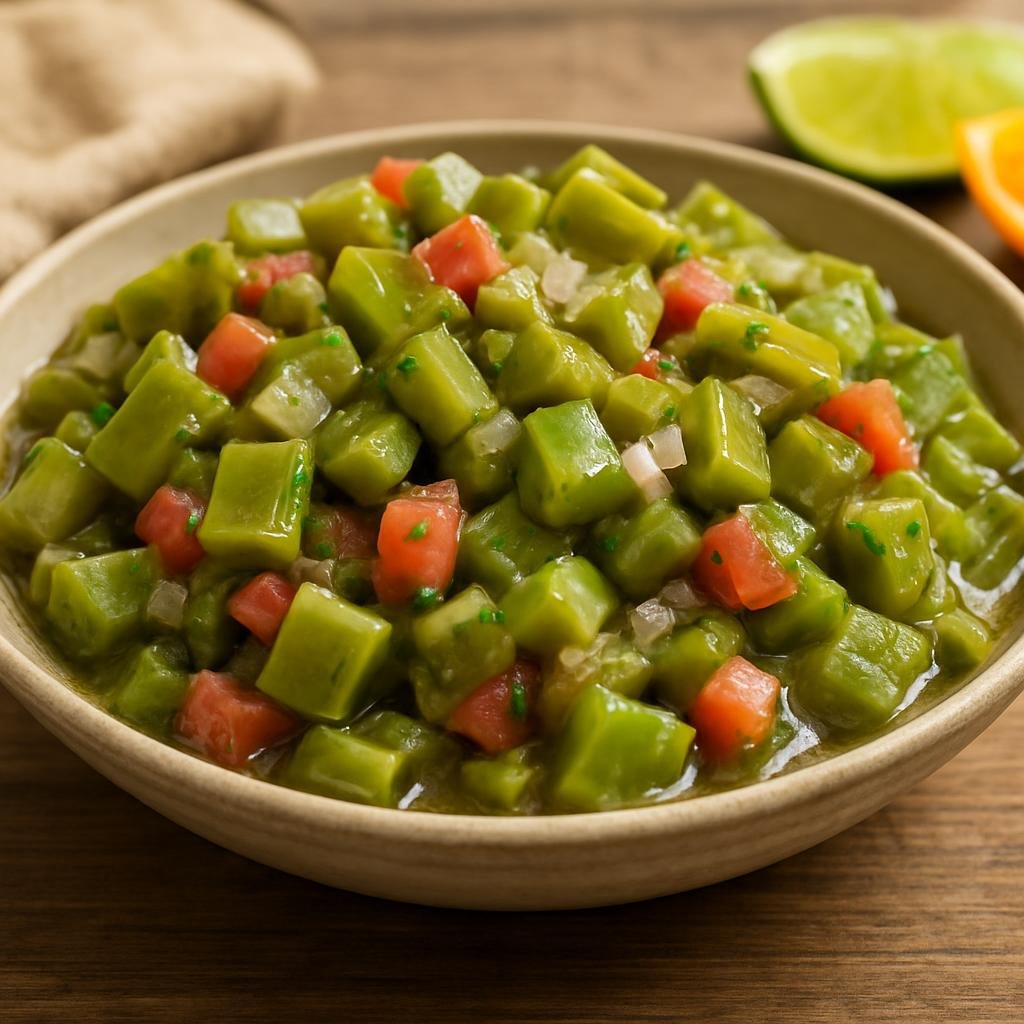 Salad: United States – Nevada (Southwestern United States) – Nevada Prickly Pear Cactus Salad recipe