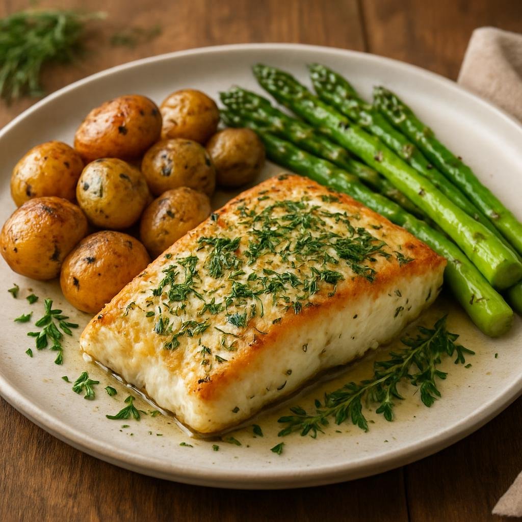 Entree: Canada – British Columbia – West Coast Halibut recipe