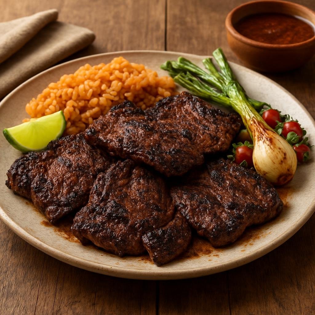 Entree: Mexico – Chihuahua, Northern Mexico – Carne Asada a la Parrilla (Grilled Beef) recipe
