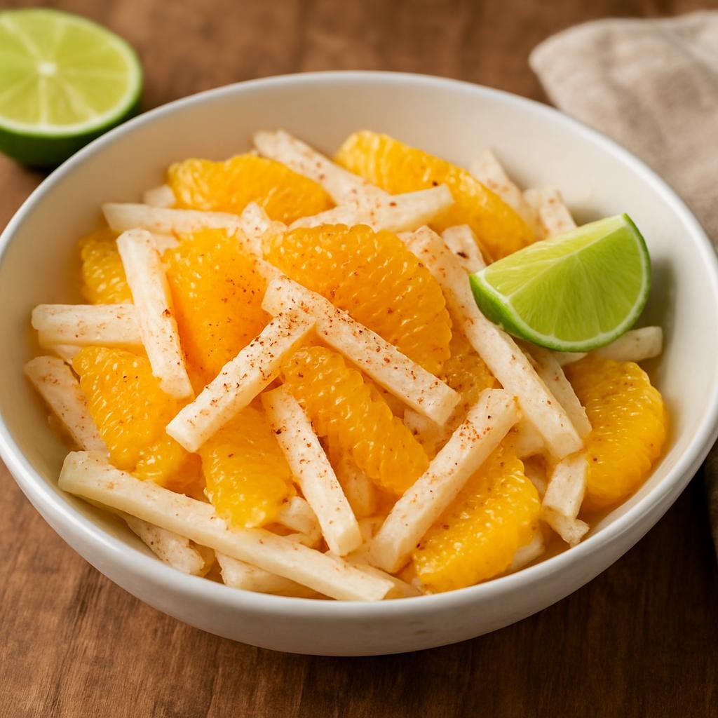 Salad: Mexico – Durango – Ensalada de Jícama y Naranja (Jicama and Orange Salad) recipe
